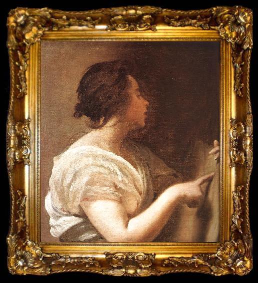 framed  Diego Velazquez A Woman as a Sibyl, ta009-2